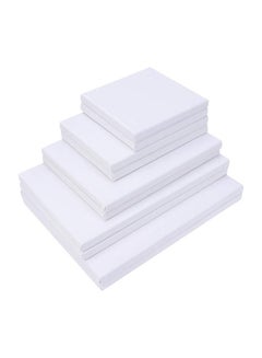 Generic 10-Piece Stretched Canvas Artist Painting Panel Boards White  - Image 1