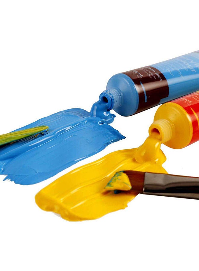 مونت مارتي مجموعة طلاء أكريليك مميزة من 18 قطعة متعدد الألوان - Image 4