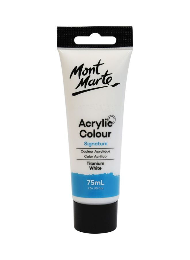 Mont Marte - Signature Acrylic Colour Titanium White - Image 1
