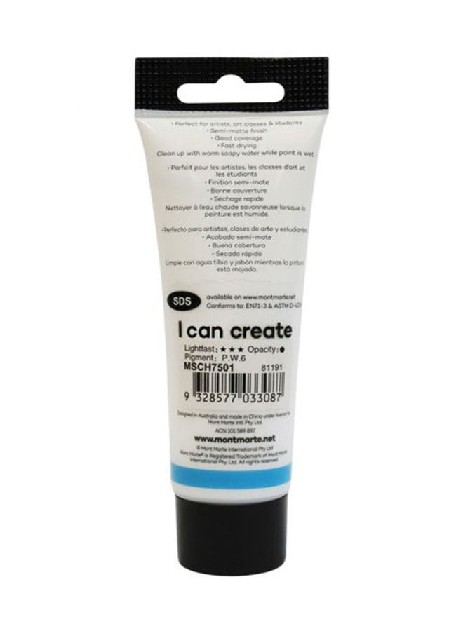 Mont Marte - Signature Acrylic Colour Titanium White - Image 1