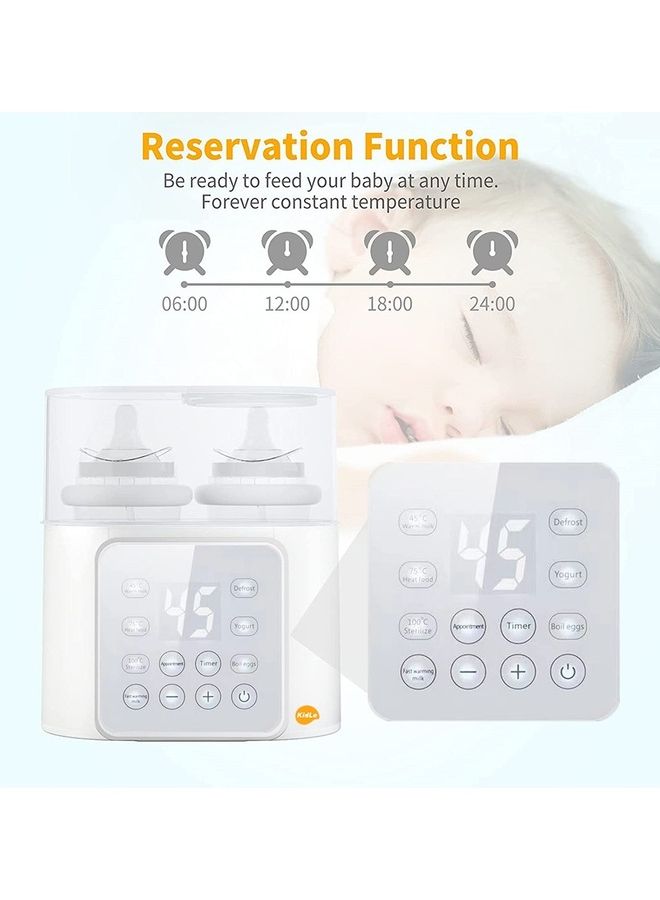 Kidle 9 In 1 Multifunctional Intelligent Thermostatic Double Bottle Warmer  - Image 4