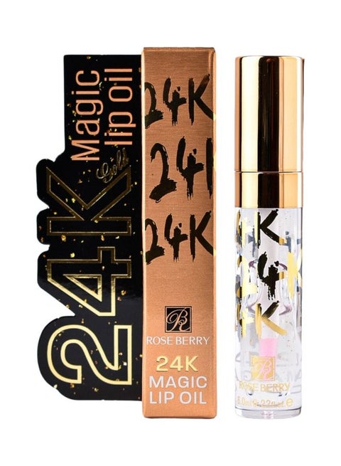 24K Gold Magic Lip Oil Clear