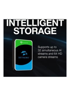 Seagate Skyhawk AI With 3.5 inch SATA 6 Gb/s 256 MB Cache for DVR NVR Security Camera System With Surveillance Systems Internal Hard Disk Drive 10 TB  - Image 3