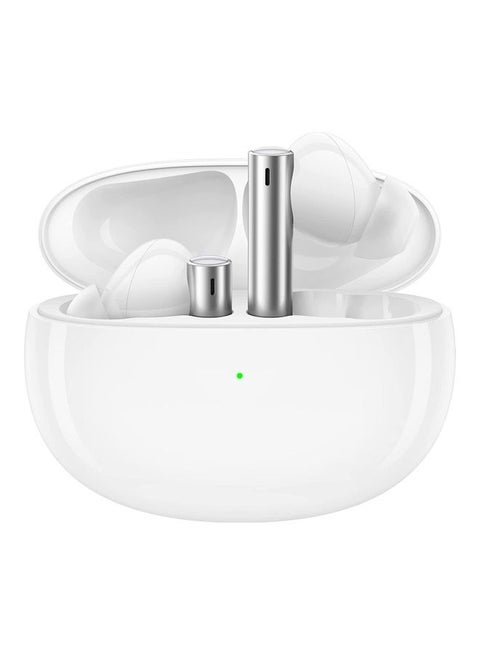 Buds Air 3 Wireless Earbuds, Active Noise Cancellation, 10mm Dynamic Bass Boost Driver, Up to 30 Hours Playtime, IPX5 Water Resistance White