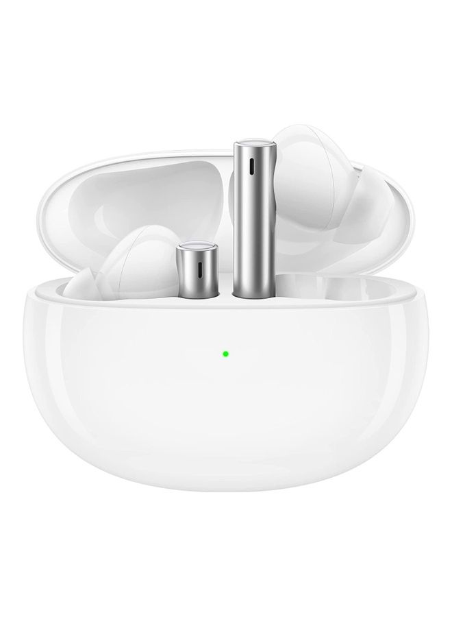 realme Buds Air 3 Wireless Earbuds, Active Noise Cancellation, 10mm Dynamic Bass Boost Driver, Up to 30 Hours Playtime, IPX5 Water Resistance White  - Image 1