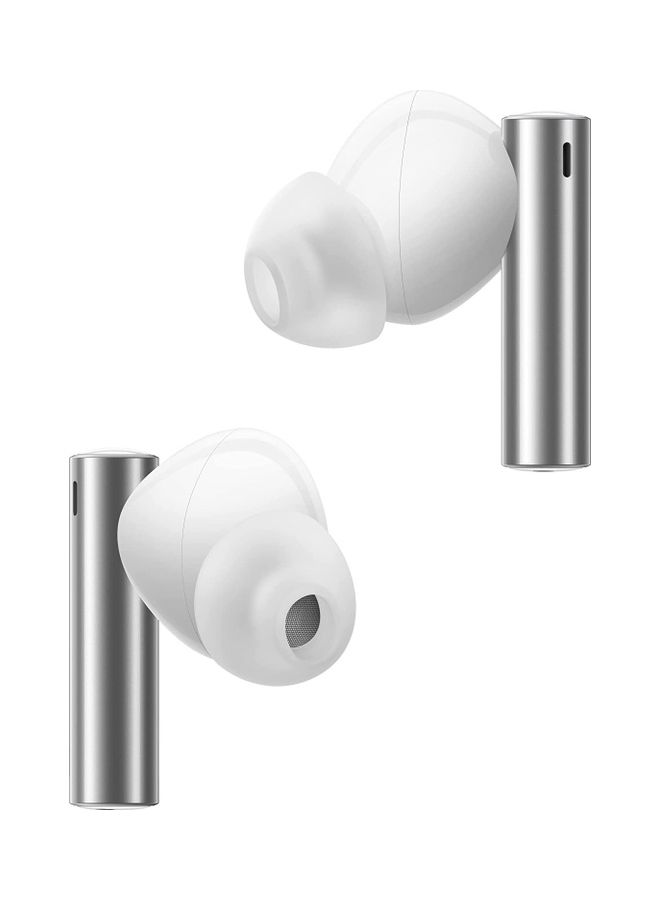 realme Buds Air 3 Wireless Earbuds, Active Noise Cancellation, 10mm Dynamic Bass Boost Driver, Up to 30 Hours Playtime, IPX5 Water Resistance White  - Image 2