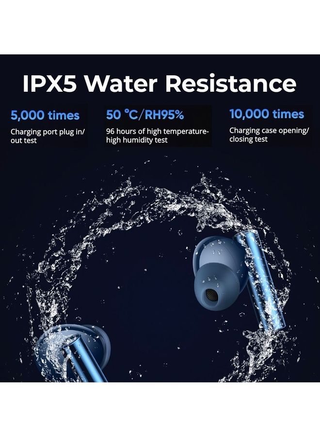 realme - Buds Air 3 Wireless Earbuds, Active Noise Cancellation, 10mm Dynamic Bass Boost Driver, Up to 30 Hours Playtime, IPX5 Water Resistance White - Image 1