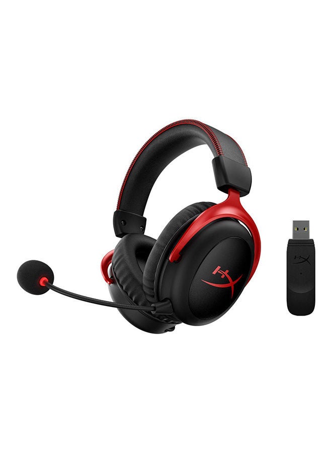 HYPERX - HyperX Cloud II Wireless Gaming Headset for PC & PS4 & Xbox One, Nintendo Switch - Red - Image 1