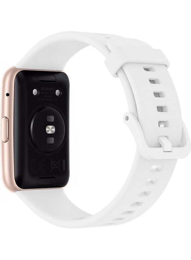 MARGOUN Watch Fit 1 Replacement Band Silicone Smartwatch Strap(Only Compatible With Watch Fit 1) Maroon/Pink/White - Image 2