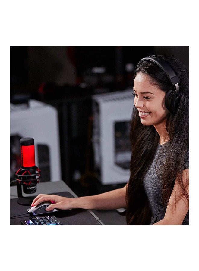 HYPERX - HyperX QuadCast Blk-Rd HyperX-MICQC-BK - Image 1