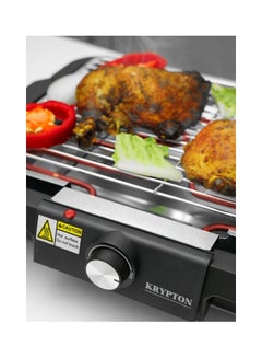 كريبتون شواية كهربائية دون دخان 2000 W KNBG6386 أسود  - Image 5