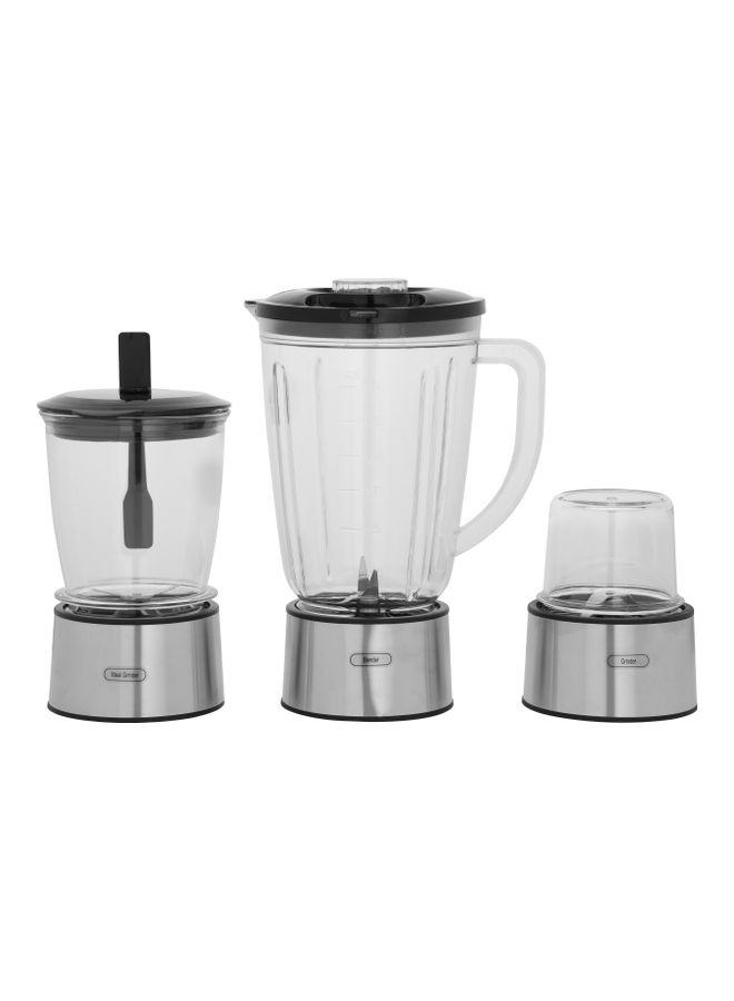 KRYPTON - 4 In 1 Blender And Juice Extractor 1.5 L 800 W KNB6346 Black/Silver - Image 1