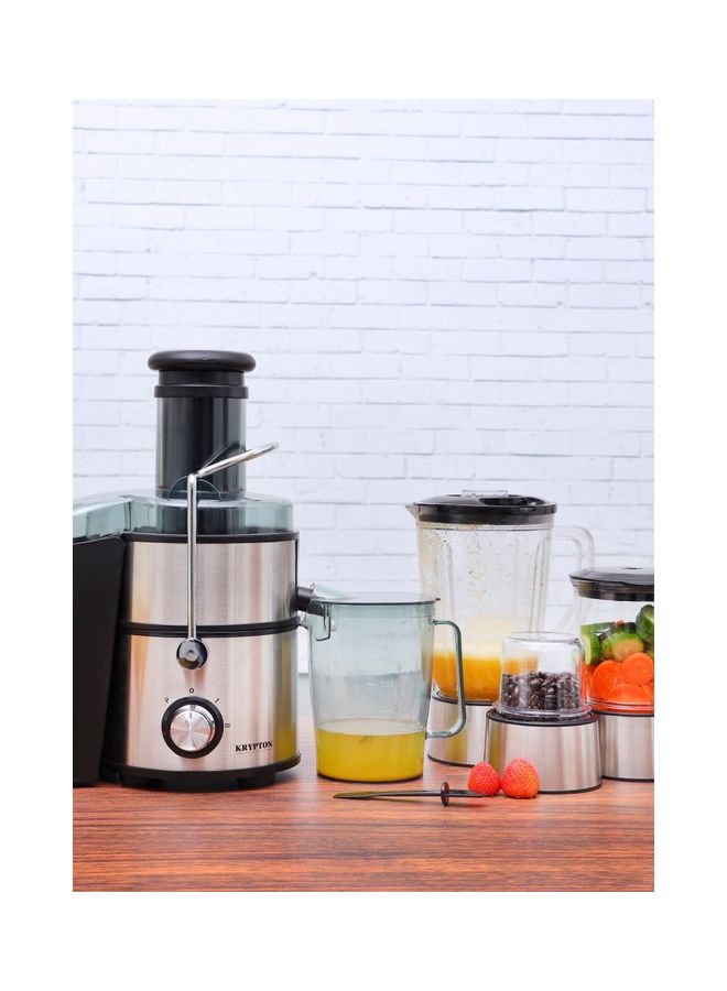 KRYPTON - 4 In 1 Blender And Juice Extractor 1.5 L 800 W KNB6346 Black/Silver - Image 1