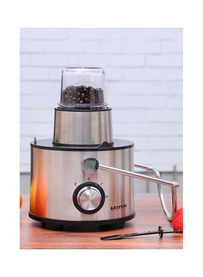 KRYPTON - 4 In 1 Blender And Juice Extractor 1.5 L 800 W KNB6346 Black/Silver - Image 1
