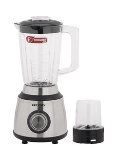 كريبتون خلاط 2 في 1 من الستانلس ستيل 600 W KNB6389 لون فضي  - Image 1