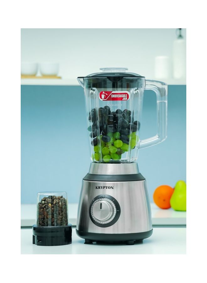 KRYPTON - Stainless Steel 2 in 1 Blender 600 W KNB6389 Silver - Image 1