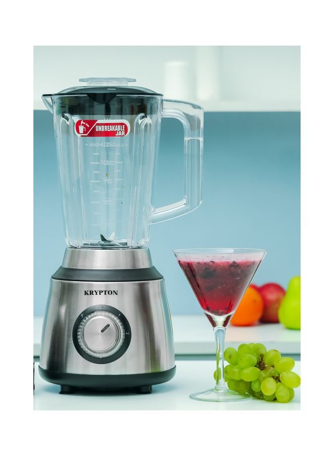 KRYPTON - Stainless Steel 2 in 1 Blender 600 W KNB6389 Silver - Image 1