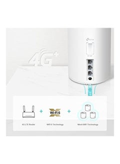 TP-LINK Deco X20-4G AX1800 Whole Home Mesh Wi-Fi 6 Router Gateway System, Dual-Band with 4G+Cat 6 Up to 300Mbps, Connect up to 150 devices, 1.5 GHz Quad-Core CPU, HomeShield Security, Works with Alex white  - Image 4