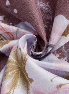 Sleep night 4-Piece Floral Printed Comforter Set Single Size Polyester Multicolour 160x210cm  - Image 4