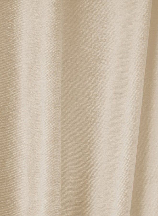 In-House Linen uot Curtain for Livingroom Dark Brown 280x140cm - Image 5