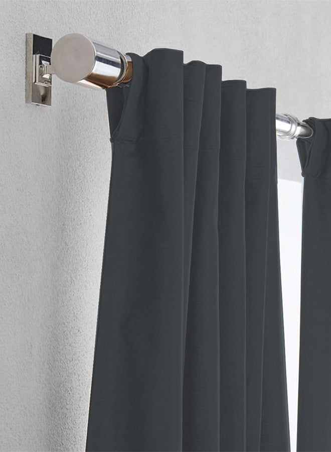 In-House Linen uot Curtain for Livingroom Dark Brown 240x140cm - Image 4