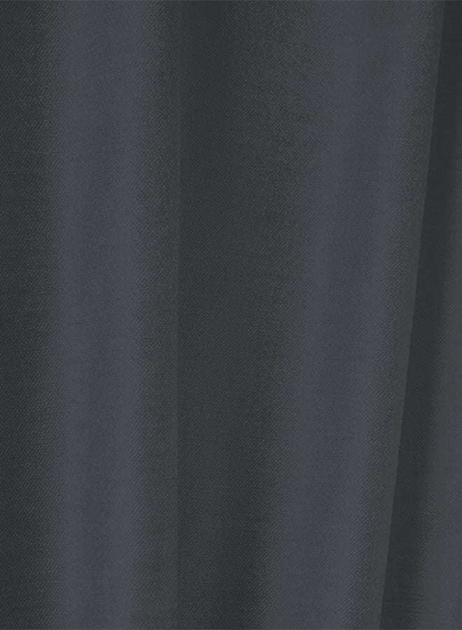 In-House Linen uot Curtain for Livingroom Dark Brown 240x140cm - Image 5