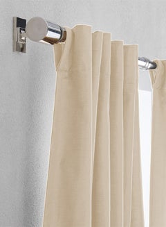 In-House Linen uot Curtain for Livingroom Dark Blue 300x140cm  - Image 4