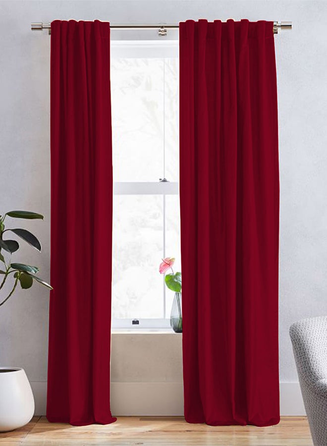 In-House Linen uot Curtain for Livingroom Dark Brown 290x140cm - Image 2