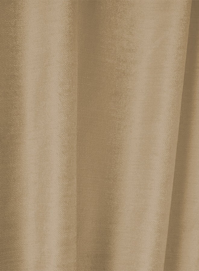 إن - هاوس ستاره تعتيم لغرفة المعيشة من الكتان بيج 300x140سم - Image 5