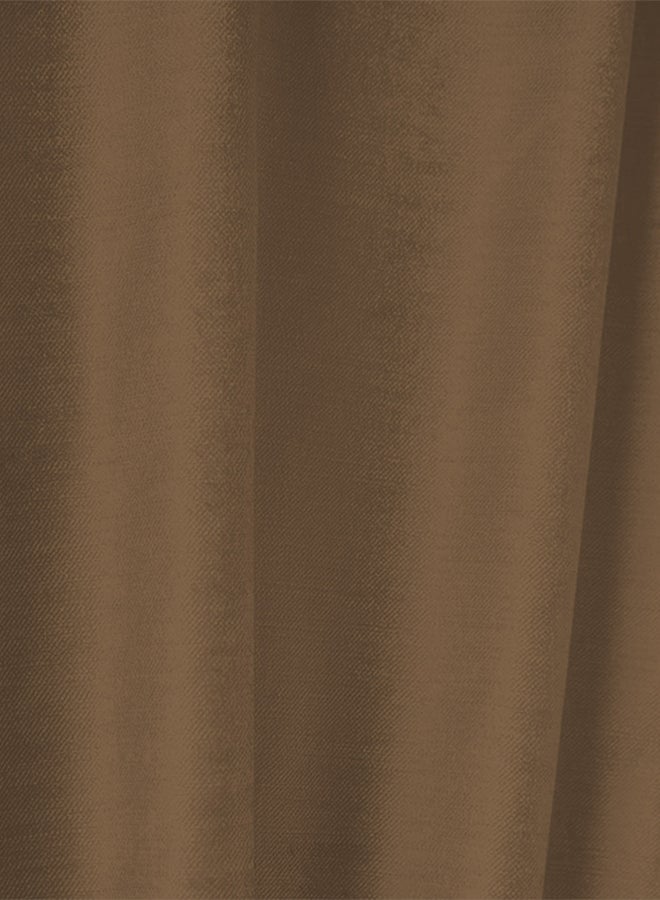 إن - هاوس ستاره تعتيم لغرفة المعيشة من الكتان بني 240x140سم - Image 5