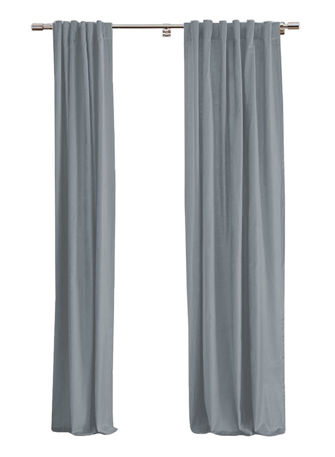 In-House Linen uot Curtain for Livingroom Dark Brown 240x140cm - Image 1