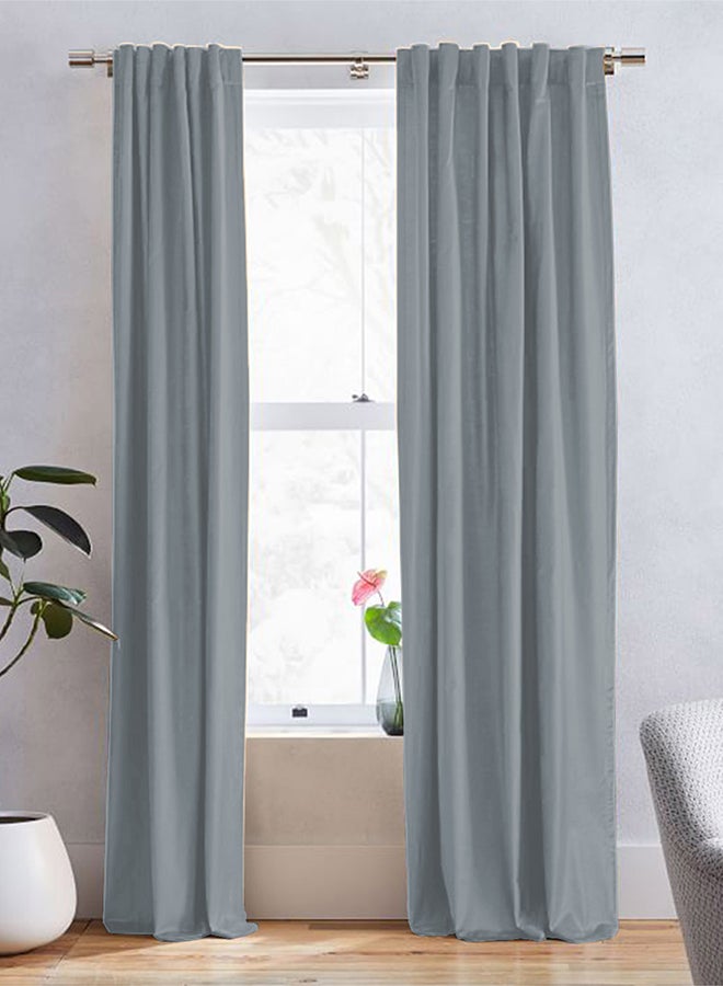 In-House Linen uot Curtain for Livingroom Burgundy 300x140cm - Image 2