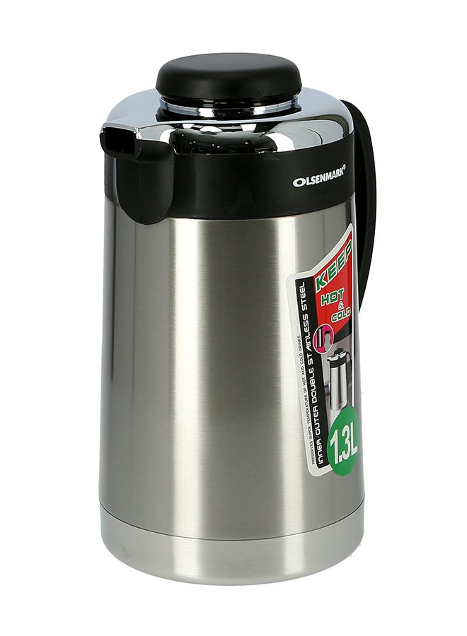 Olsenmark Ultramax Stainless Steel Thermos Silver/Black - Image 3