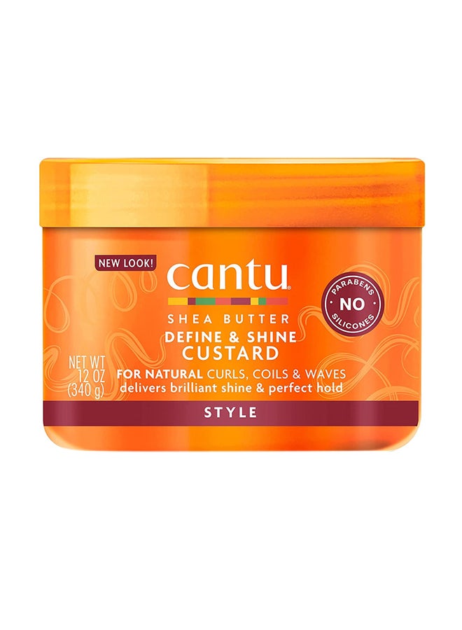 Cantu - Naturals Define And Shine Custard 340grams - Image 1