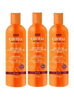 Cantu Pack of 3 Moisturizing Curl Activator Cream 3x355ml  - Image 1
