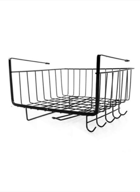 Kitchen Under Shelf Storage Basket Black
