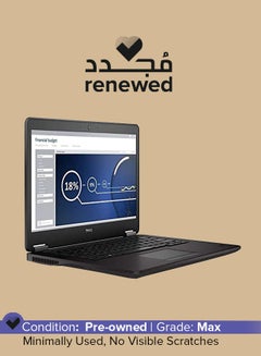 Renewed - Latitude E5450 Laptop With 14.1-Inch Display,Intel Core i5/5th Gen/8GB RAM/1TB HDD/520MB Intel UHD Graphics/Windows 10 Pro Black