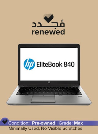 Renewed - Elitebook 840 G1 Laptop With14-Inch Display ,Intel Dual-Core i5 Processor/8GB RAM/256GB SDD/620MB Intel HD Graphics/Window 10 Black - v1667200116/N53361291A_1