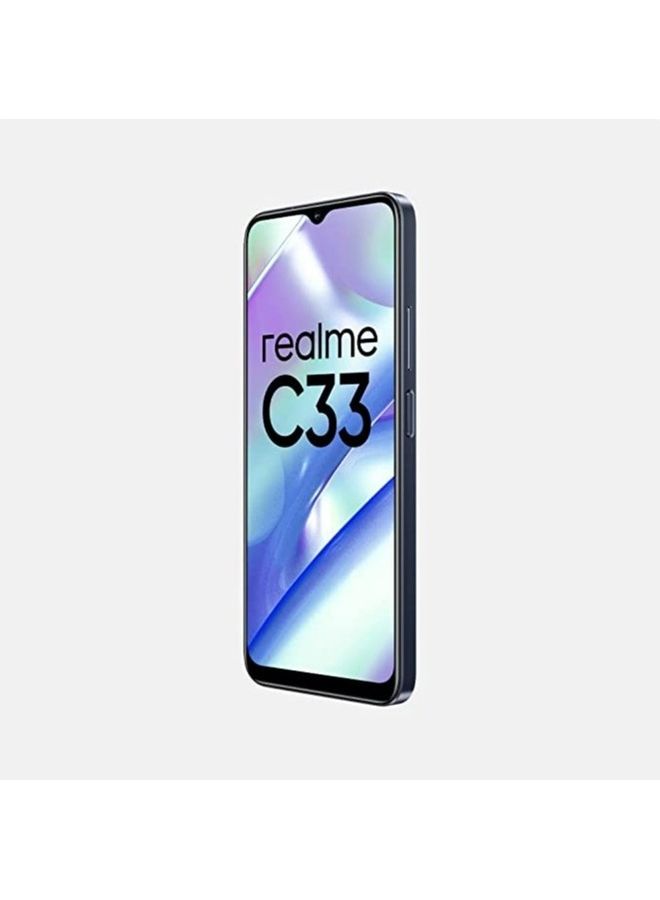 هاتف C33 ثنائي الشريحة بذاكرة رام 4 جيجابايت وذاكرة داخلية 128 جيجابايت ويدعم تقنية 4G LTE، إصدار عالمي، نايت سي