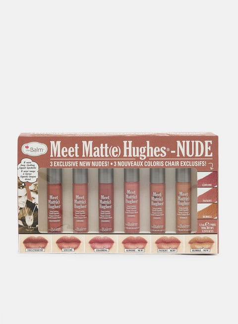 Pack Of 6 Meet Matte Hughes Long-Lasting Liquid Lipstick Vol.8 Nude