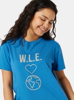 Eco-Friendly Graphic Boxy Loungewear T-Shirt Blue - v1667203256/N51405152V_3