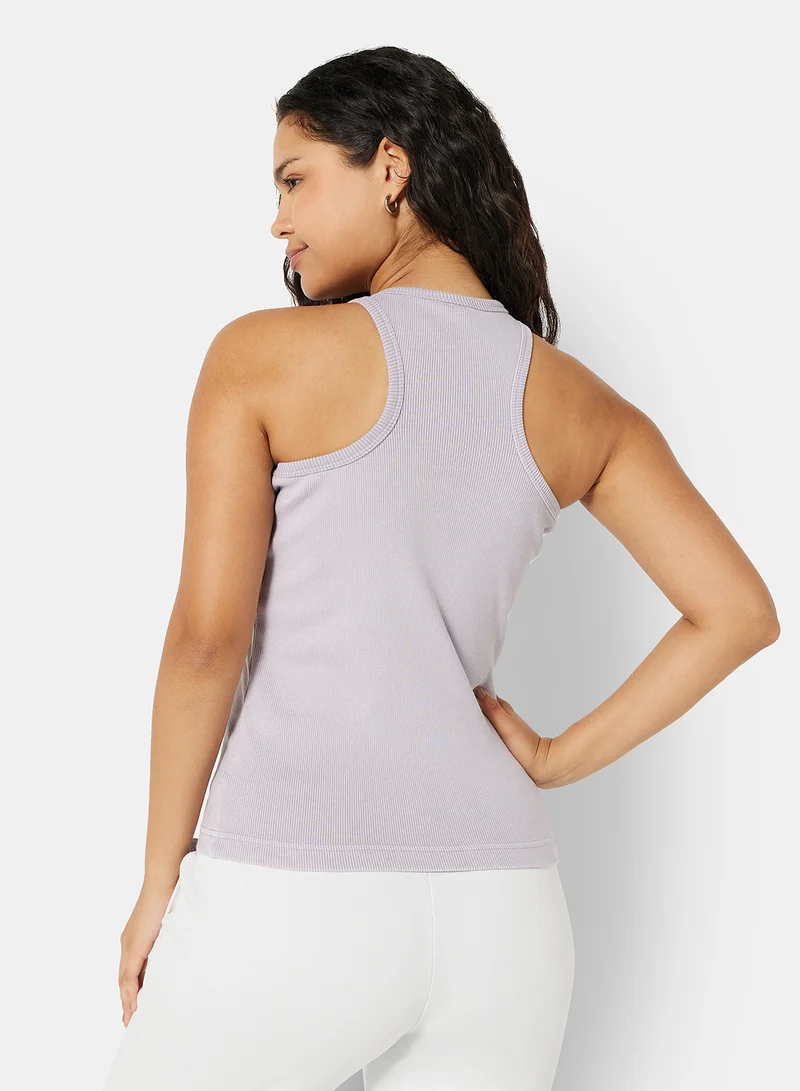 Sivvi x D'Atelier Eco-Friendly Ribbed Loungewear Tank Top Lilac