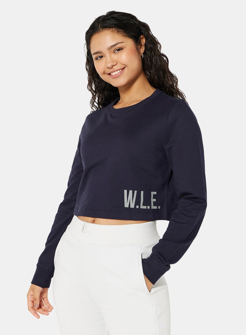 Sivvi x D'Atelier - Eco-Friendly Graphic Long Sleeve Loungewear T-Shirt Night Sky - Image 1