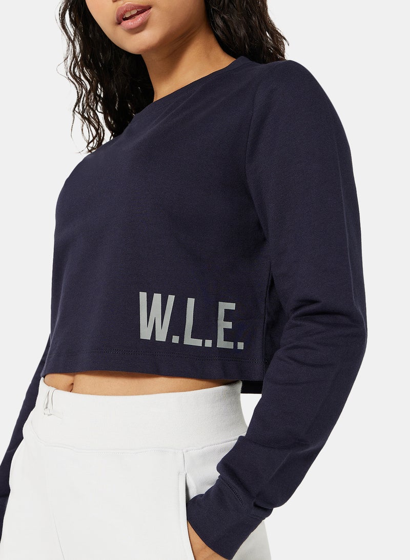 Sivvi x D'Atelier - Eco-Friendly Graphic Long Sleeve Loungewear T-Shirt Night Sky - Image 1