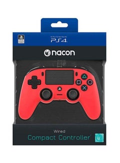 nacon Wired Compact Controller For PlayStation 4 Red  - Image 5