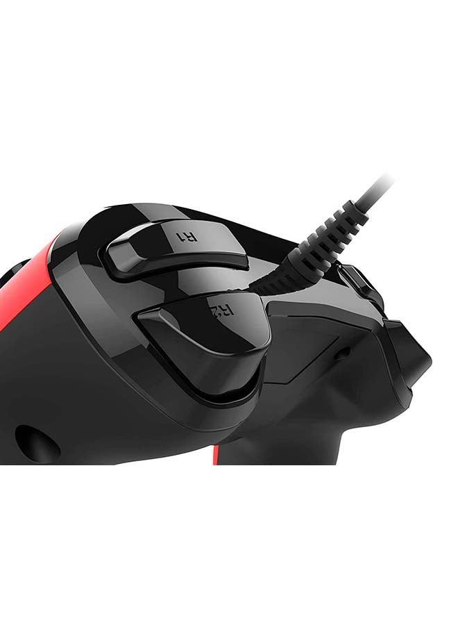 nacon - Wired Compact Controller For PlayStation 4 Red - Image 1