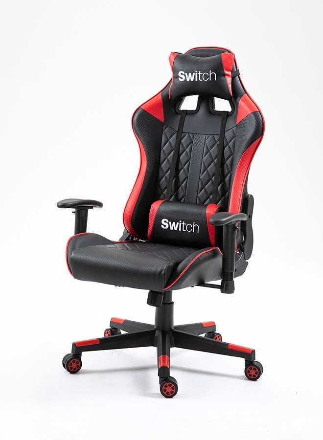 Switch - Gaming Chair Ragnar High Quality New Design Breathable Gamer's Full Reclining Adjustable Office  In Red And Black 5934R Red Red - Image 1