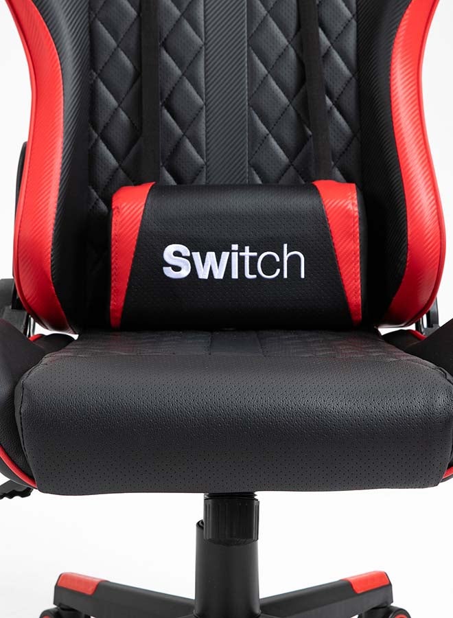 Switch - Gaming Chair Ragnar High Quality New Design Breathable Gamer's Full Reclining Adjustable Office  In Red And Black 5934R Red Red - Image 1