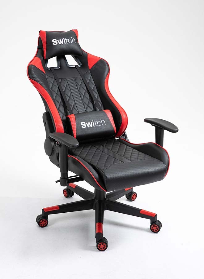 Switch - Gaming Chair Ragnar High Quality New Design Breathable Gamer's Full Reclining Adjustable Office  In Red And Black 5934R Red Red - Image 1