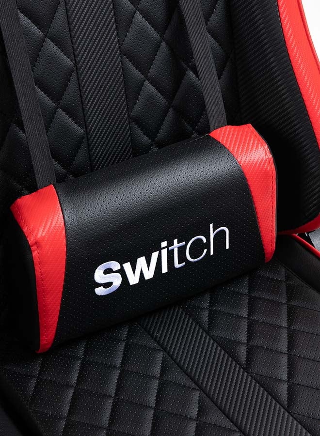 Switch - Gaming Chair Ragnar High Quality New Design Breathable Gamer's Full Reclining Adjustable Office  In Red And Black 5934R Red Red - Image 1